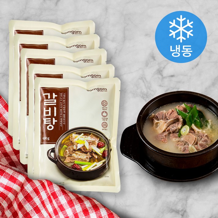 곰곰 갈비탕, 600g, 5개