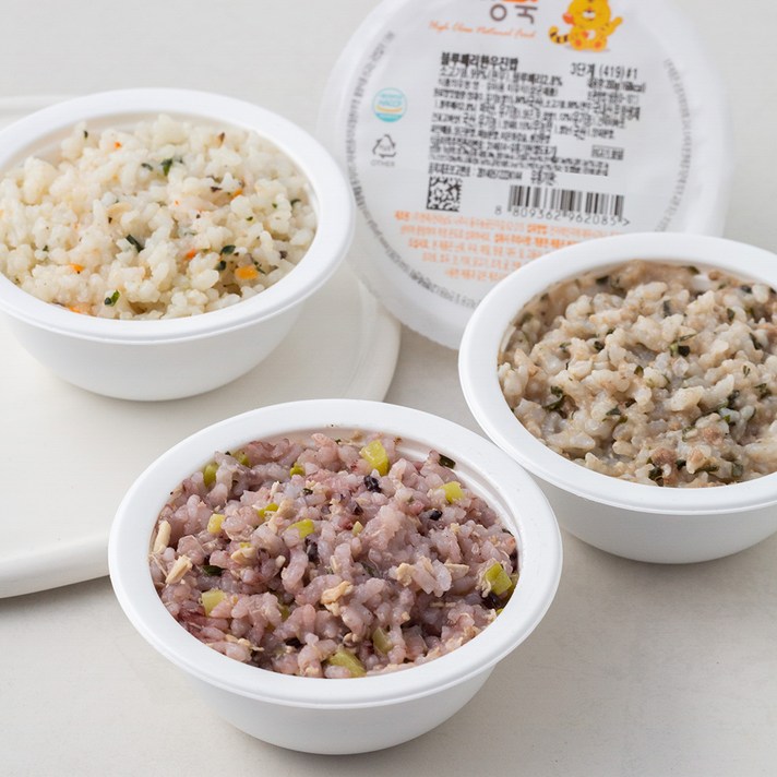 짱죽 냉장 이유식 진밥 3단계 만 11~12개월부터 C세트 200g x 4팩, 새우볶음진밥 + 한우치즈감자진밥 + 치킨애호박진밥 + 블루베리한우진밥, 1세트