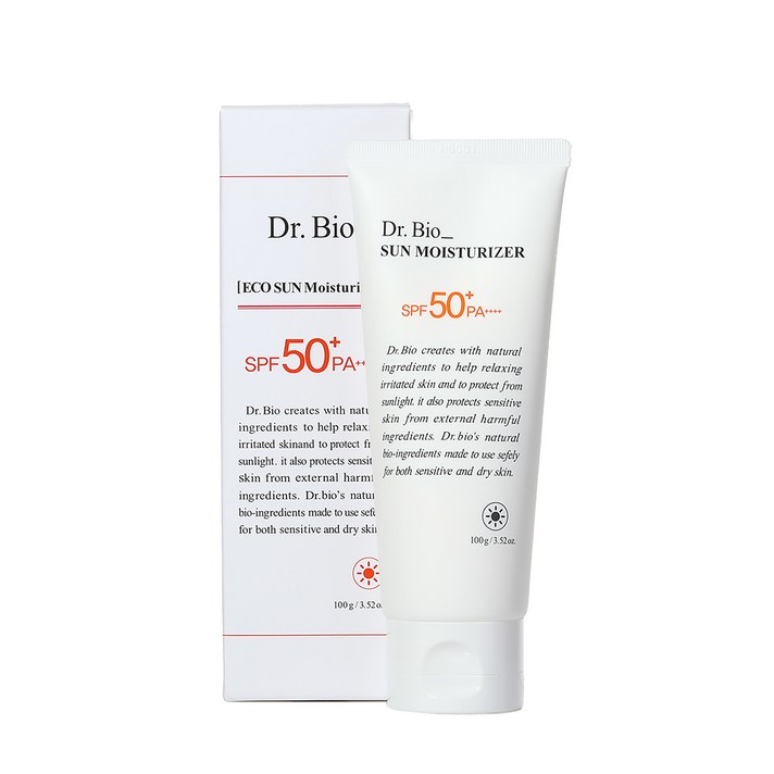 닥터바이오 에코 썬 모이스처라이저 SPF 50+ PA++++, 100g, 1개