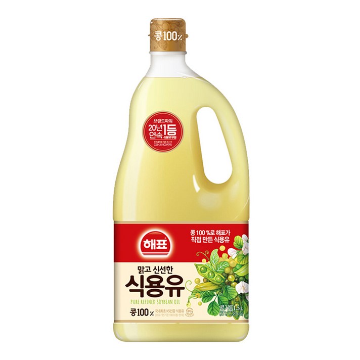 해표 식용유, 1.5L, 1개