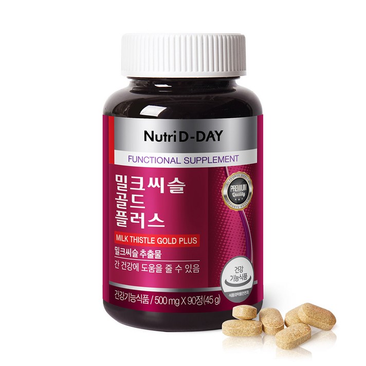 뉴트리디데이 프리미엄 밀크씨슬 골드 90정, 1개