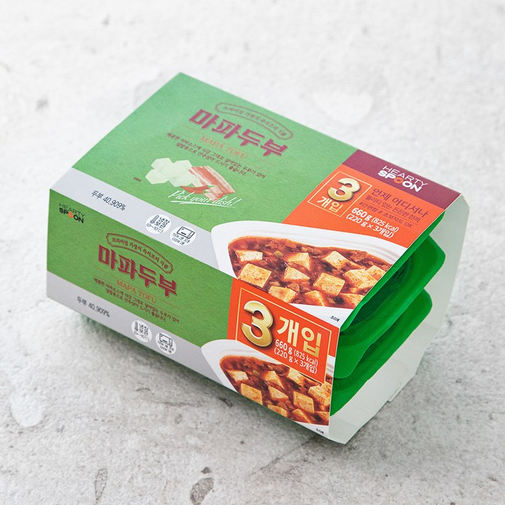하티스푼 마파두부, 220g, 3개