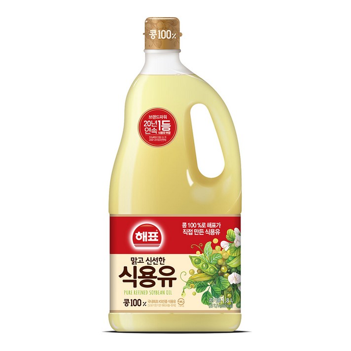해표 식용유, 1.8L, 1병