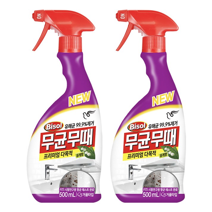 피죤 무균무때 다목적용, 500ml, 2개
