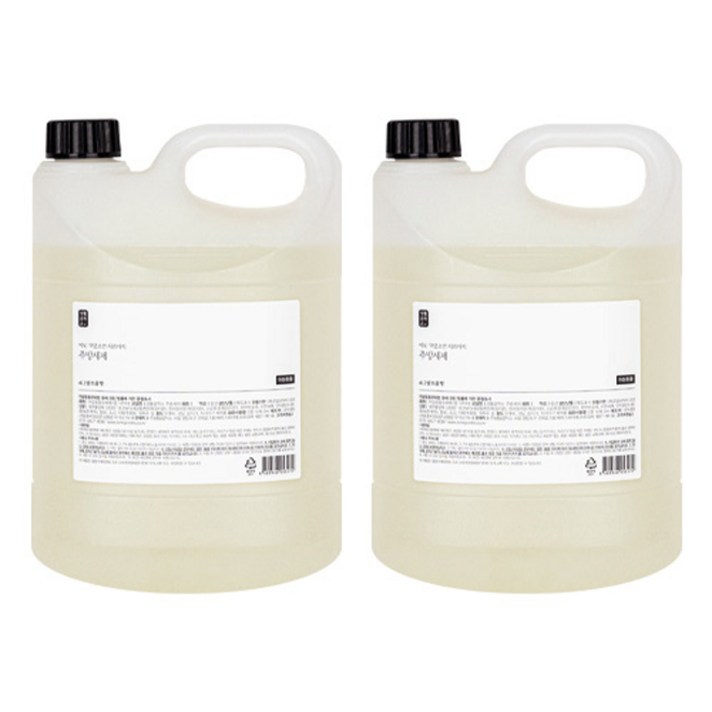 생활공작소 쌀뜨물 주방세제, 4L, 2개입