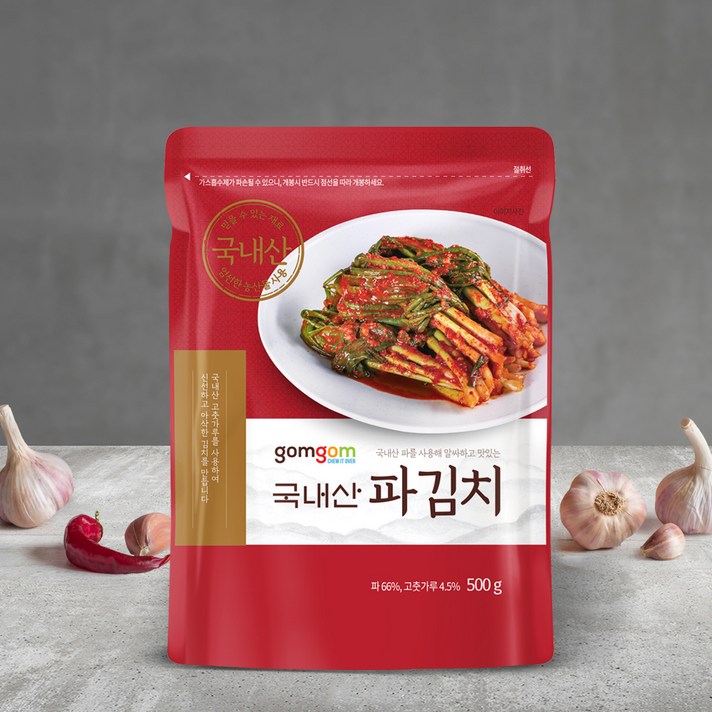 곰곰 파김치 (냉장), 500g, 1개