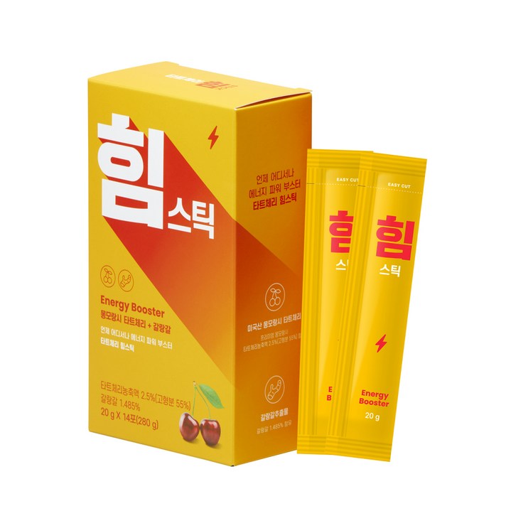 힘스틱 타트체리 플러스 갈랑갈 추출물 영양제, 20g, 14개