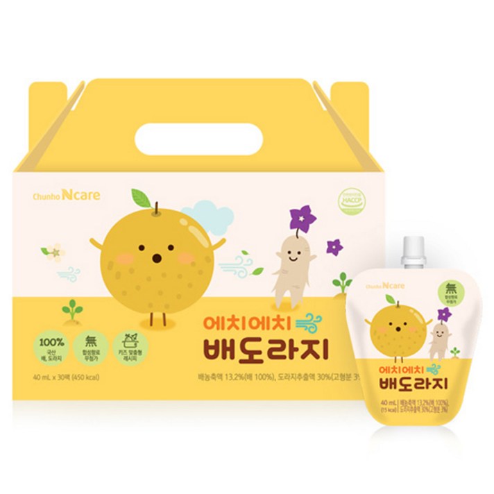 천호앤케어 에치에치 배도라지즙, 40ml, 30개입