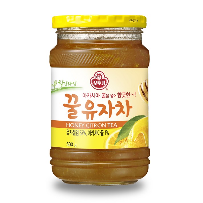 Pack_오뚜기 꿀 유자차, 500g, 1개