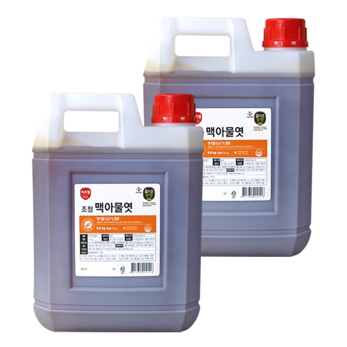 이츠웰 맥아물엿, 10kg, 2개