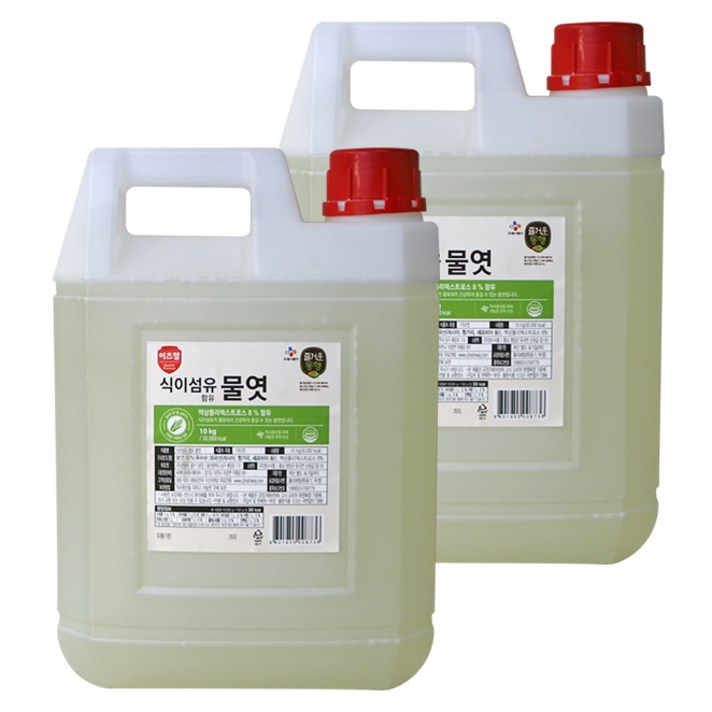 이츠웰 식이섬유이온물엿, 10kg, 2개
