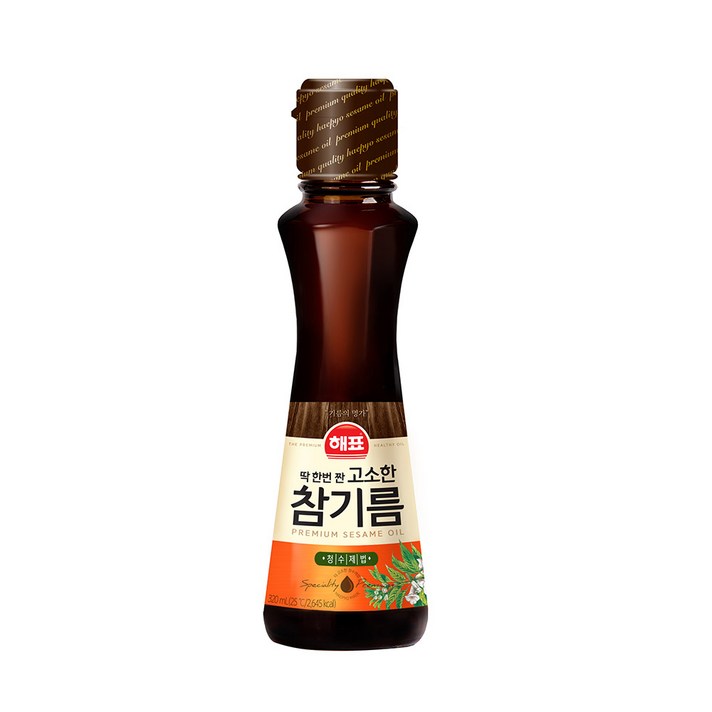 해표 고소한 참기름, 320ml, 1개