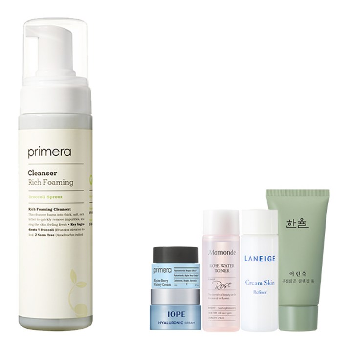 프리메라 리치포밍 클렌저 200ml + 아모레퍼시픽 5종, 1세트