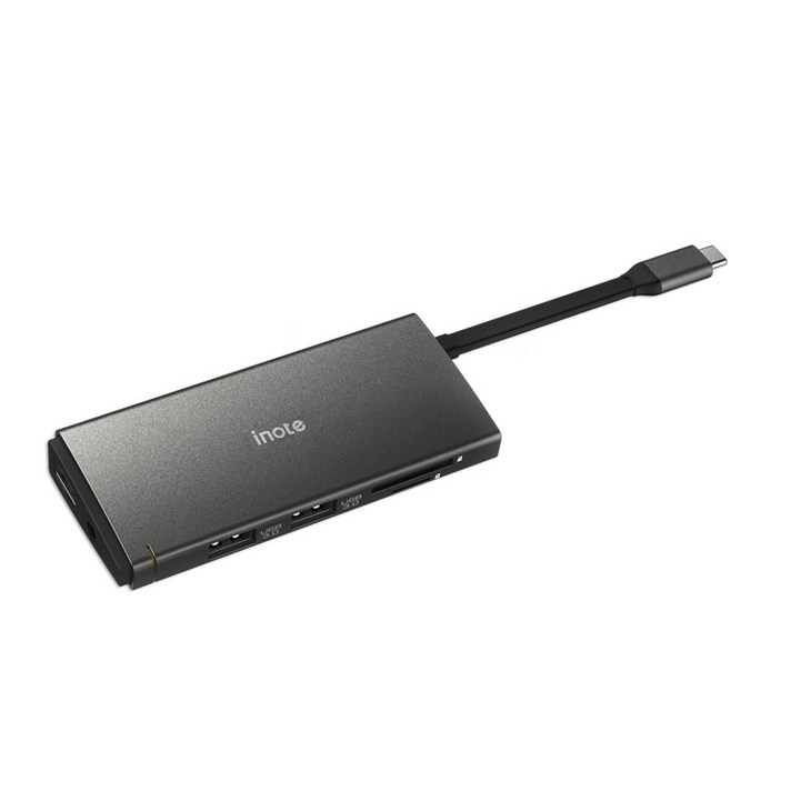 아이노트 USB C타입 10in1 멀티포트 허브 FS-CH55P, 혼합색상