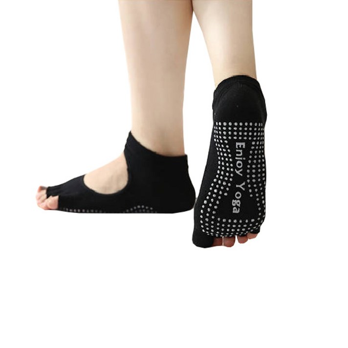 두발로 여성 엔조이 요가 양말 2족 세트