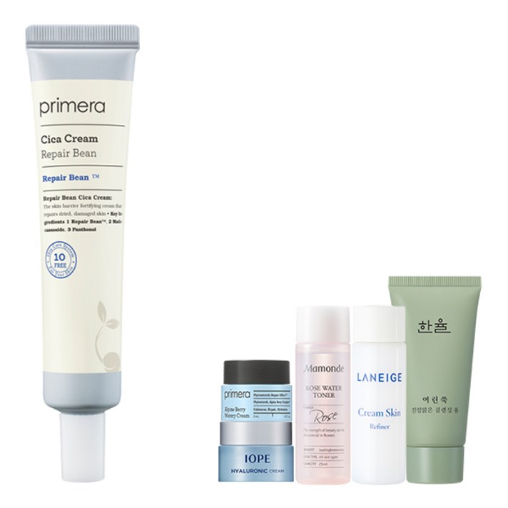 프리메라 리페어빈 시카 크림 40ml + 아모레퍼시픽 5종, 1세트