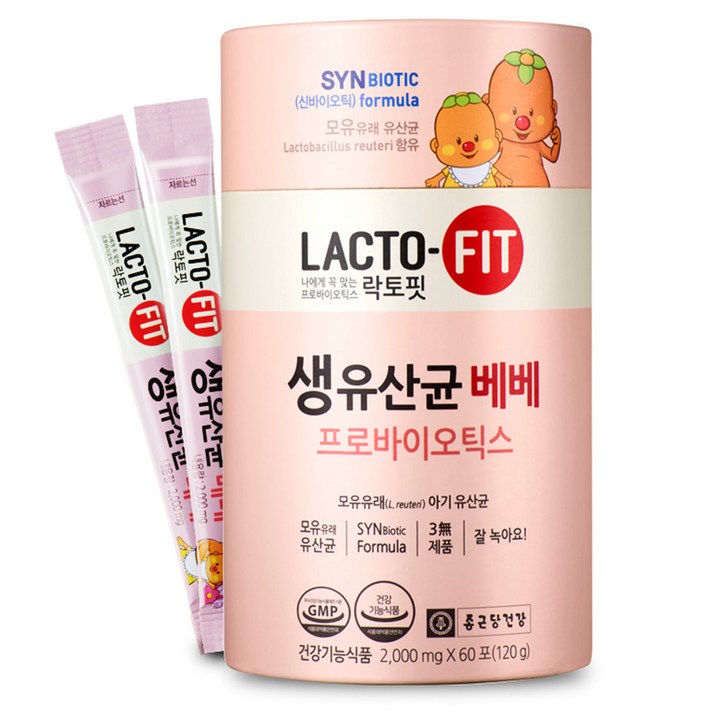 락토핏 생유산균 베베 60포, 120g, 1개