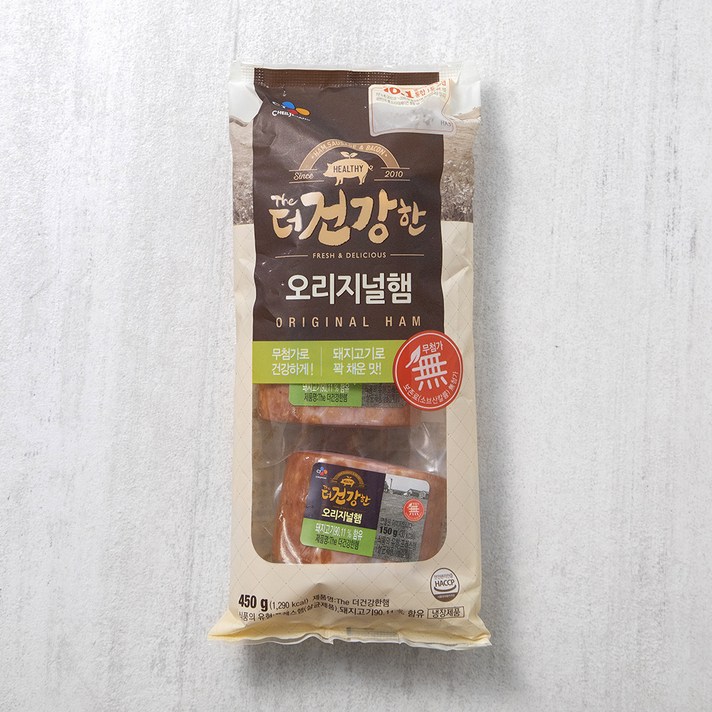 CJ제일제당 더건강한 햄, 150g, 3개입