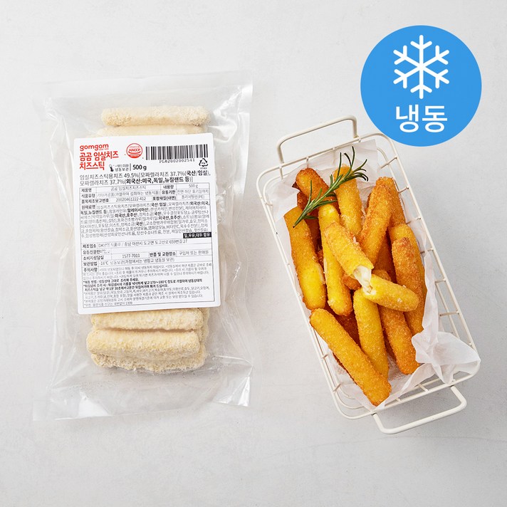 곰곰 임실치즈 치즈스틱 (냉동), 500g, 1개