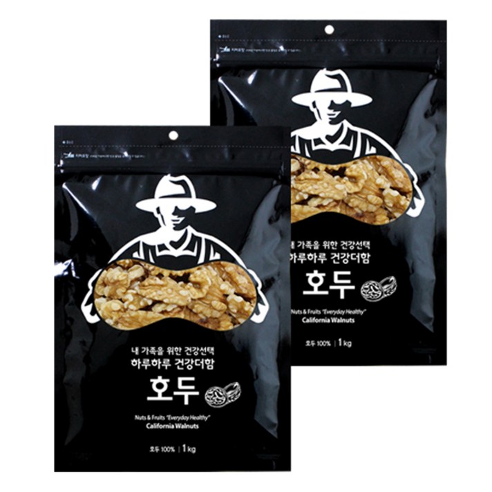 넛츠팜 호두, 1kg, 2개입