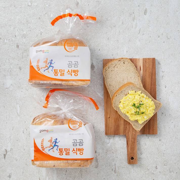 곰곰 통밀 식빵, 430g, 2개