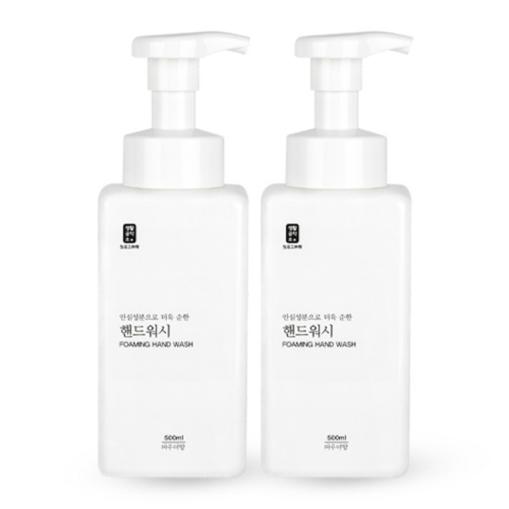 생활공작소 핸드워시 파우더향, 500ml, 2개