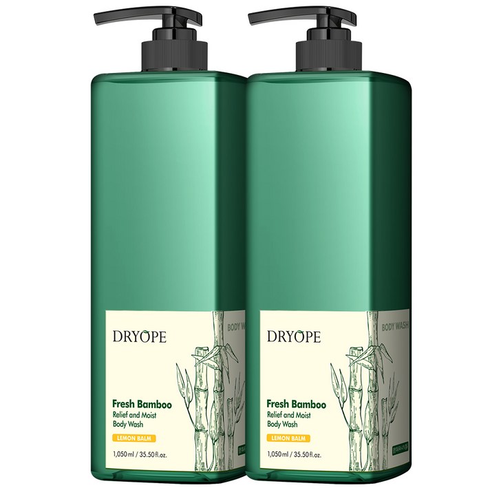 드리오페 프레시 밤부 바디워시 레몬밤향, 1050ml, 2개