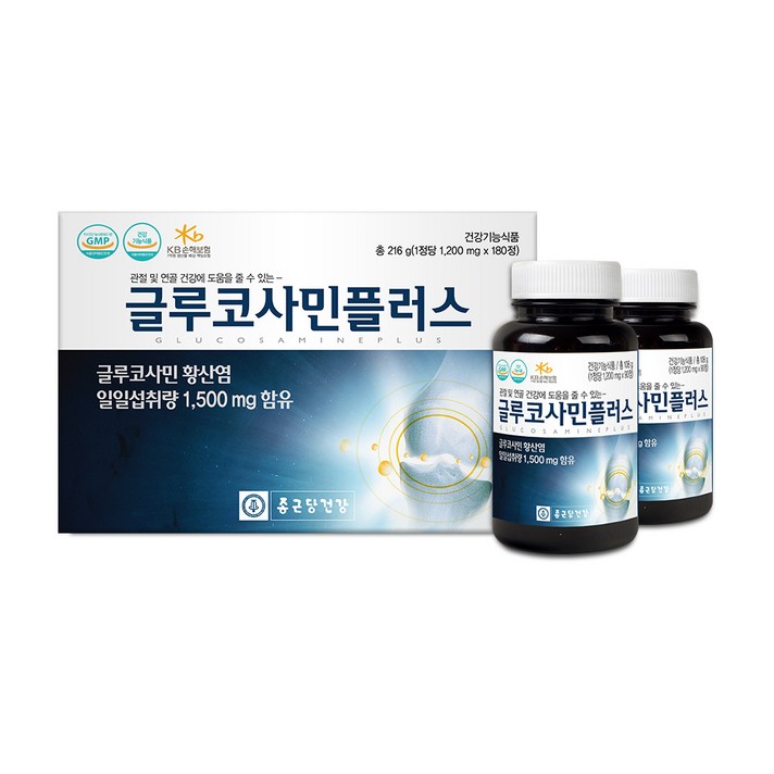 종근당건강 글루코사민플러스, 90정, 2개