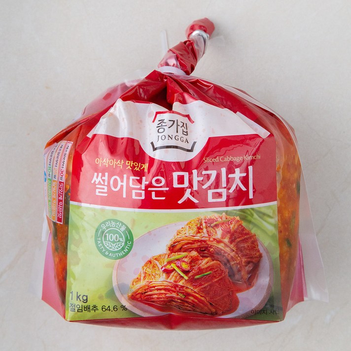 종가집 맛김치, 1kg, 1개
