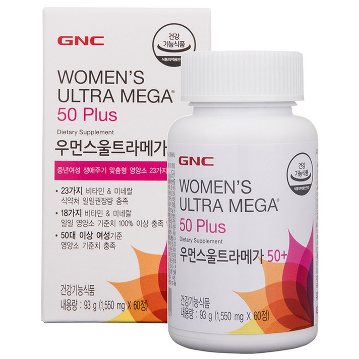 GNC 우먼스 영양제, 60정, 1개