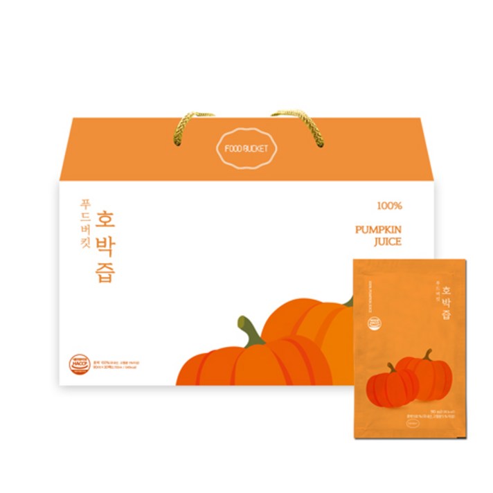 푸드버킷 늙은호박즙, 90ml, 30개