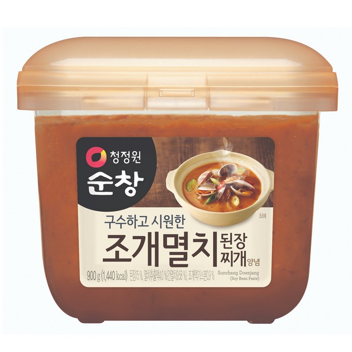 청정원순창 조개멸치 된장 찌개양념, 900g, 1개