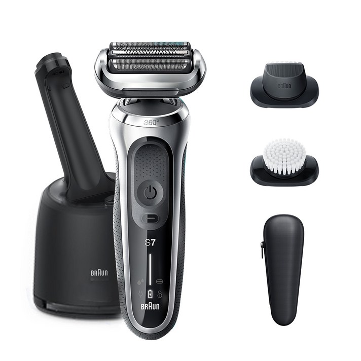 BRAUN 시리즈 7 전기면도기, 70-S7320cc, 실버