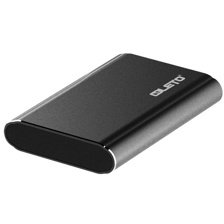 레토 포터블 외장 SSD LESU3, 128GB, 블랙