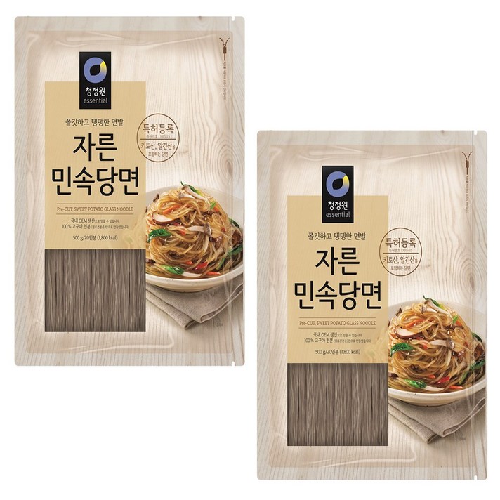 청정원 자른 민속당면, 500g, 2개