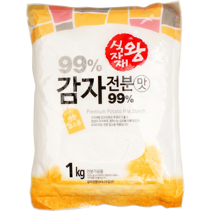 식자재왕 감자전분 99%, 1kg, 1개