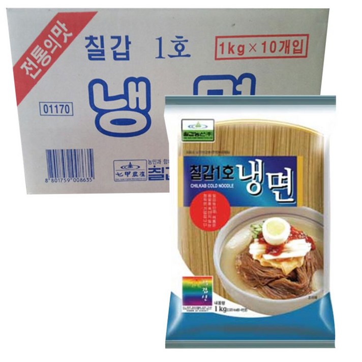 칠갑농산 칠갑1호 냉면, 1kg, 10개입