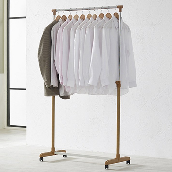 데코즈인 이동식 행거 센스900, 우드