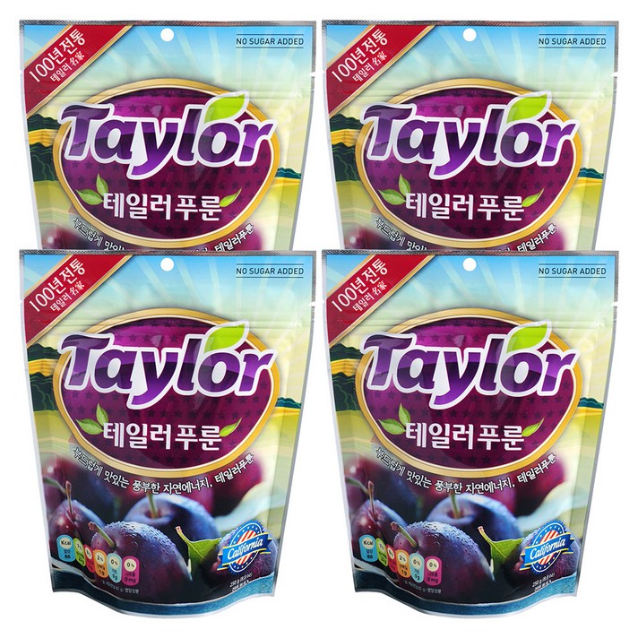 테일러) 테일러푸룬 건자두 250g x 4팩, 1000g