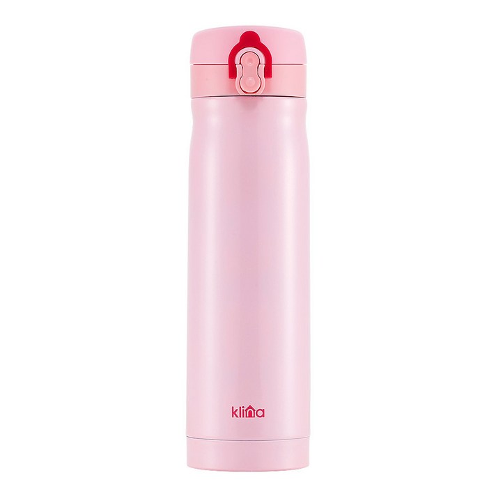 클리나 원터치 보온보냉 텀블러, 핑크, 500ml