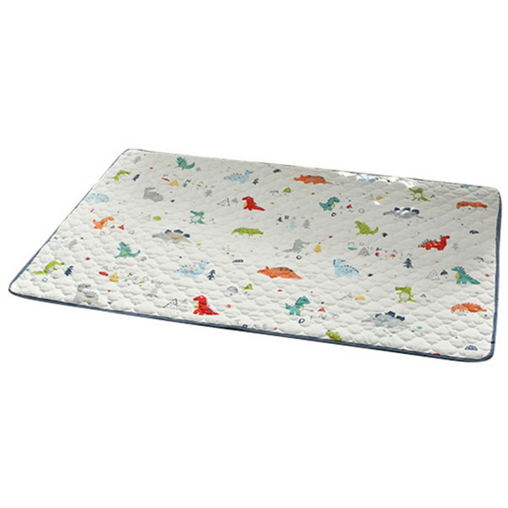 쁘리엘르 크레용 순면 유아 누비 방수패드, 네이비