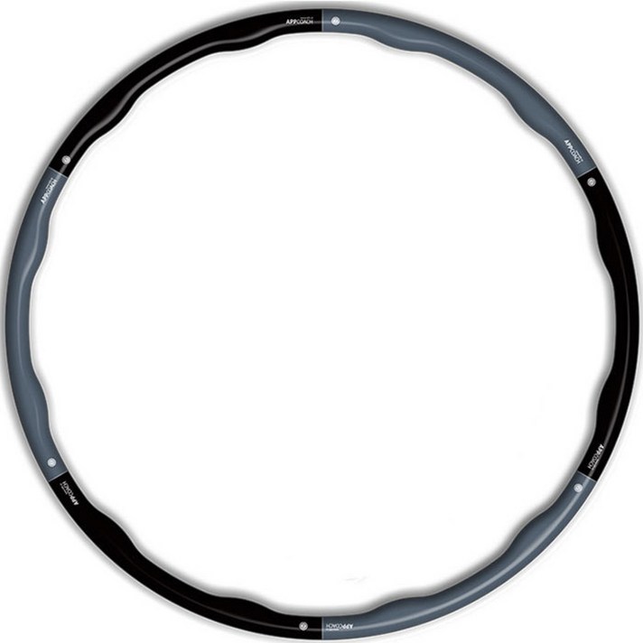 비핏 앱 폼 훌라후프 상급용, 그레이 + 블랙