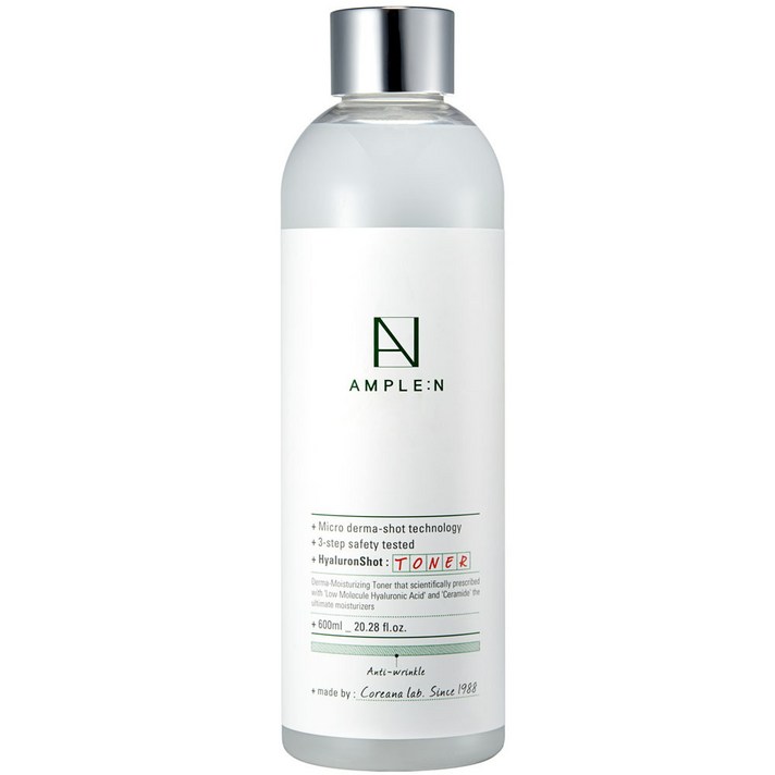 앰플엔 히알루론샷 토너 대용량, 600ml, 1개