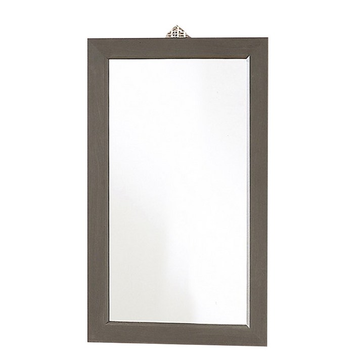 우드웰 벽걸이 사각거울 400 x 600 mm, 월넛
