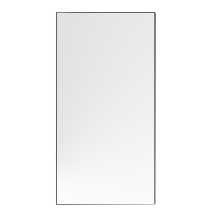 우드웰 벽걸이 보급형 거울 300 x 600 mm, 월넛