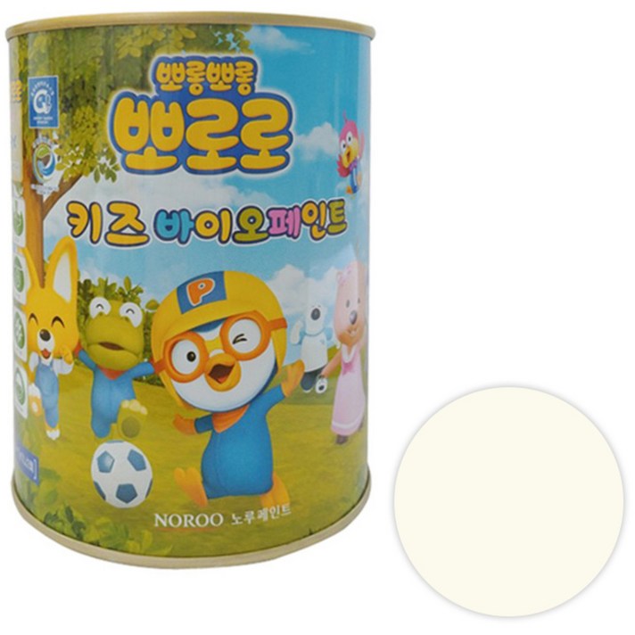 노루페인트 뽀로로 키즈 바이오 페인트, 뽀로로화이트크림
