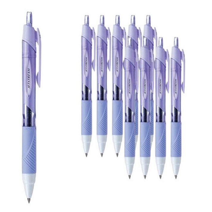 제트스트림 유성볼펜 SXN-150-38 0.38 mm, 라벤더, 10개