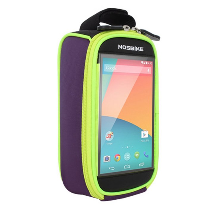 노스바이크 자전거 스탠드 앤 백 스마트폰 거치대 NB002 NEW 퍼플, 1개