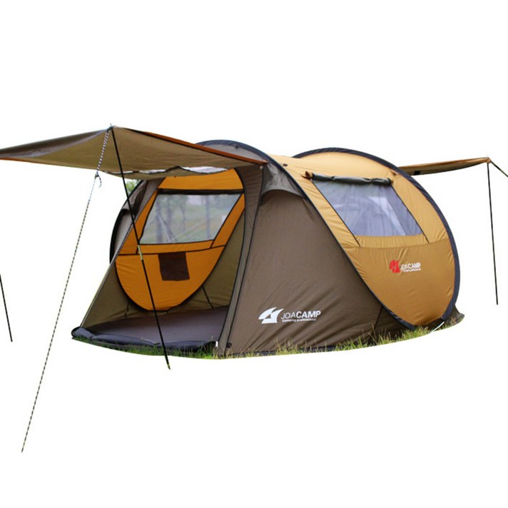 조아캠프 멀티 팝업텐트 4-5인, 브라운