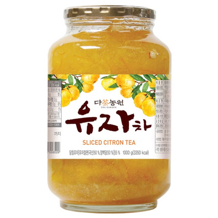 다농원 유자차, 1kg, 1개